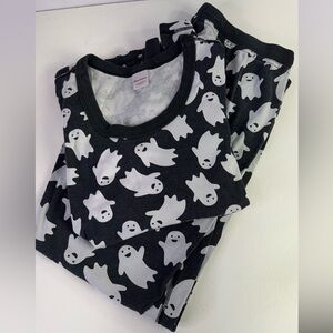 Hanna Andersson Women’s Spooky Smile Ghost Pajamas. 100% Organic Cotton. large